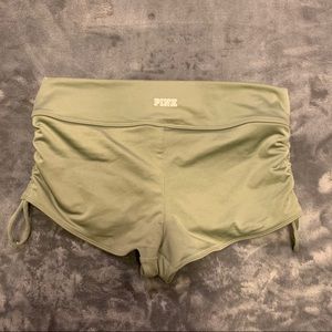 PINK gym to swim workout shorts